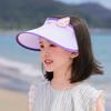 Children's Hats Summer Cartoon Cute Empty Top Hats Boys and Girls Sun Hats Outdoor Big Brim Sun Hat