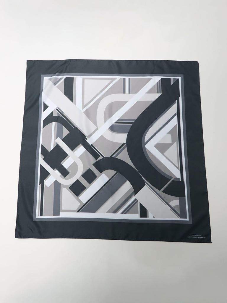 United Arrows Green Label Relaxing GLR Square Large Scarf 31366000003 0900 BLACK(09) FREE