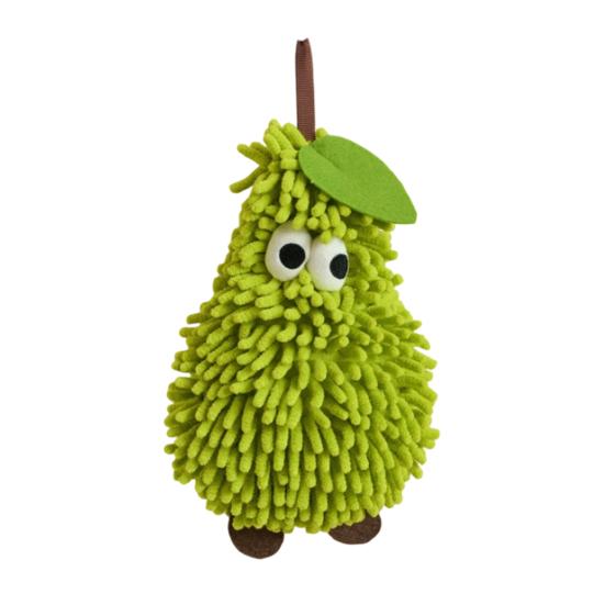 Cartoon Hand Towel for Bathroom, Thicken Eggplant Pear Shaped Towel, Super Absorbent Quick Dry Kitchen Towel, Breathable Hanging Hand Towel with