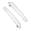 Riflettore paraurti anteriore bianco trasparente Migliora la visibilità dell'auto Riflettore indicatore laterale per X6 E71 2008‑2013