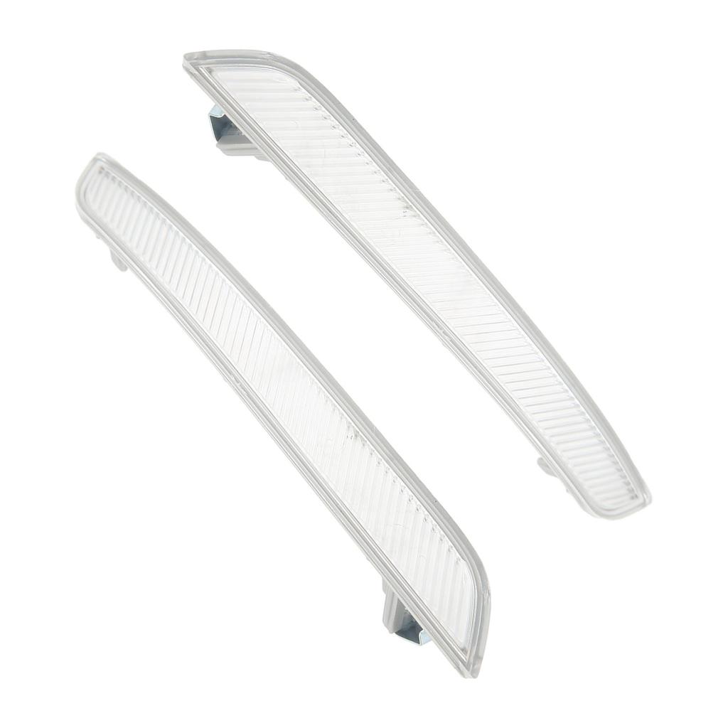 Riflettore paraurti anteriore bianco trasparente Migliora la visibilità dell'auto Riflettore indicatore laterale per X6 E71 2008‑2013