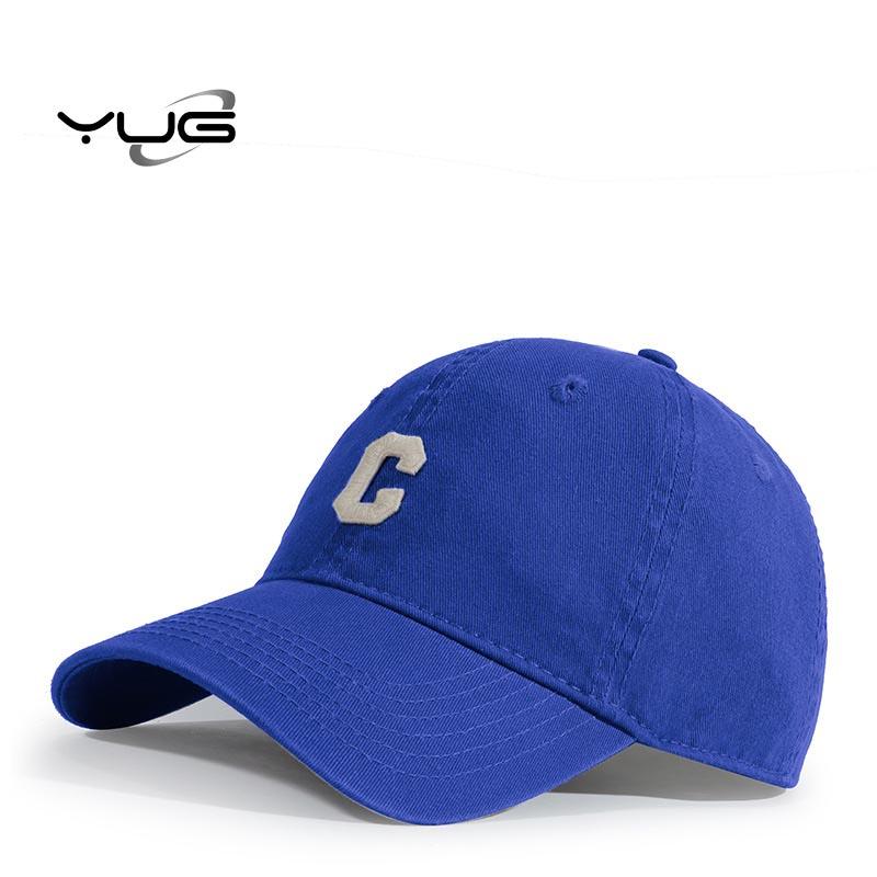 

YUG Новый C Label Вышитая бейсболка Для демонстрации лица Маленькие универсальные повседневные шляпы Мягкий верх Шляпы для мужчин и женщин