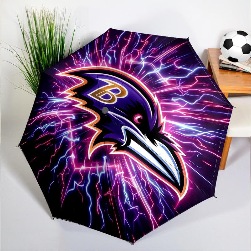 Baltimore Logo Art Umbrella 8-Frame for Travel, Camping, Casual Lightweight Portable Umbrella, Essential for Every Family Holidays Gift