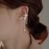 Sternenhimmel Perlenquaste Ohrhaken mit Zirkonia – Kein Piercing erforderlich
