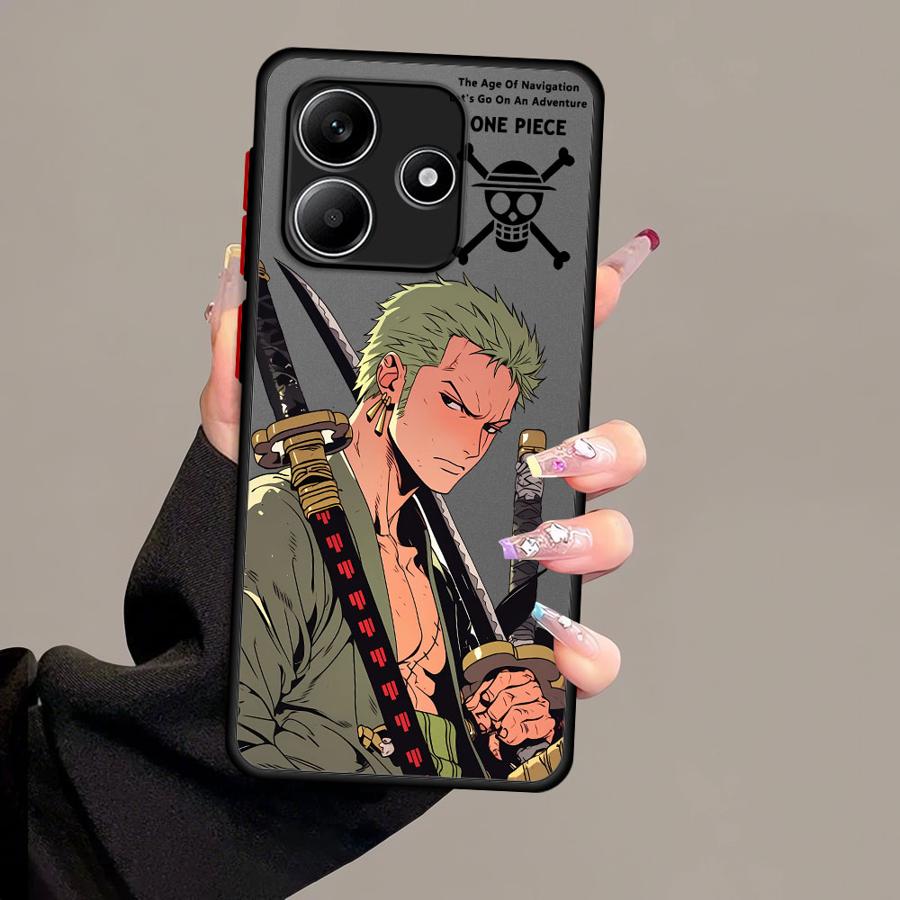 Case for Xiaomi Redmi Note 14 A4 13C 12 13 Pro Plus 14C 9S 10 11 Funda Back Phone Cover One Piece Zoro Cool