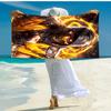 1pc Mortal Kombat4 Beach Towel, Comfortable and Thick, and Swimming/Bath/Picnic/Camping Towel, Suitable for Seaside Beaches