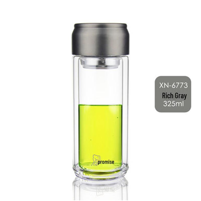 Heenoor XN-6773 Двустенная стеклянная портативная офисная кружка