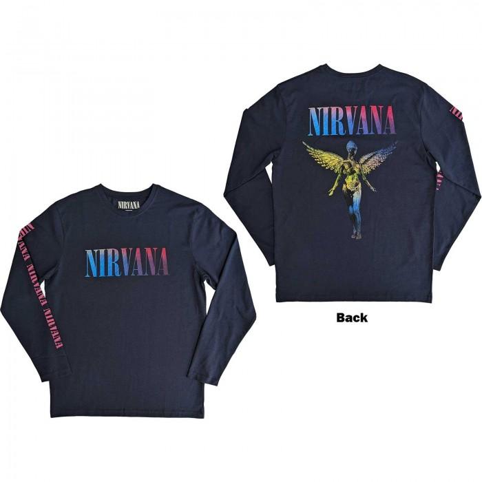 Nirvana Unisex Adult Angelic Gradient Long-Sleeved T-Shirt