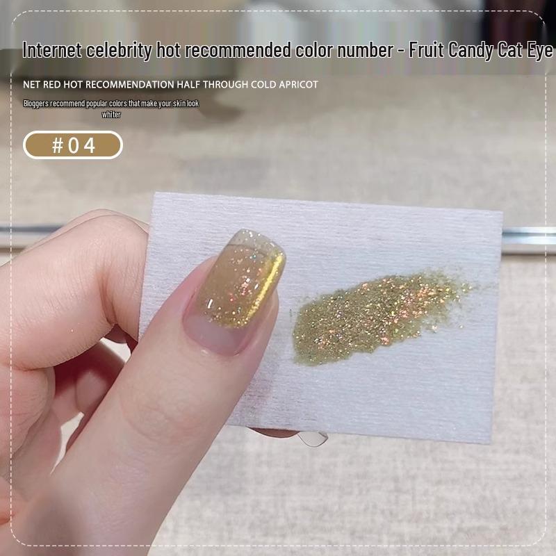 

Enni s Dopamine Fruit Crystal Cat Eye Nail Polish Gel 2025 - Dynamic Flash Style