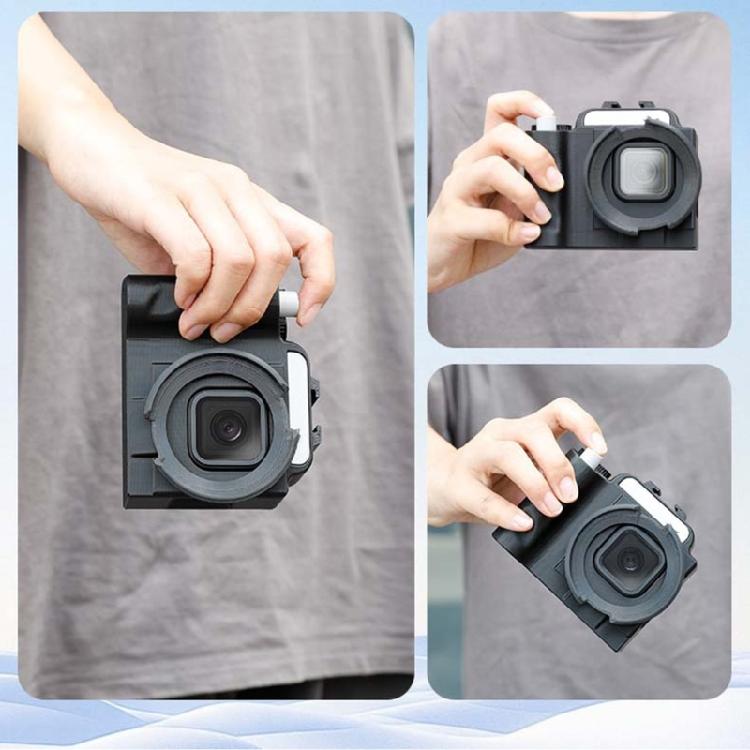 Photography Handle Set With Lens Cover Rabbit Cage Expansion Camera Grip For 13 Action Camera Grip Accessories