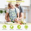 Adjustable Waterproof Kitchen Aprons for Fashion Lovely Cooking Coffee Baking Oil-Proof Anti-dirty Aprons Restaurant Supplies