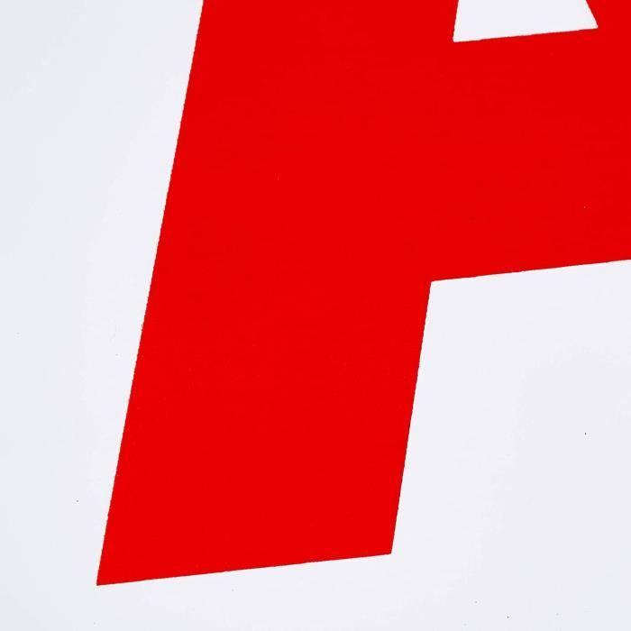 Disque représentant la lettre "A" Jeune conducteur Magnétique