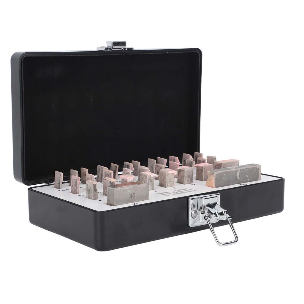32-teiliges Parallelendmaß-Set Stahl Hohe Genauigkeit Tragbares Messblock-Kit mit Koffer