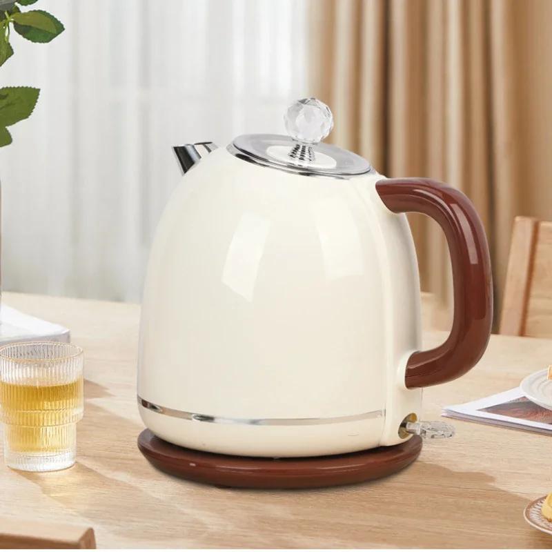 220V Portable Electric Kettle 1.8L Stainless Steel Electric Tea Kettle Mini Household Water Boiler Home Kitchen Appliances