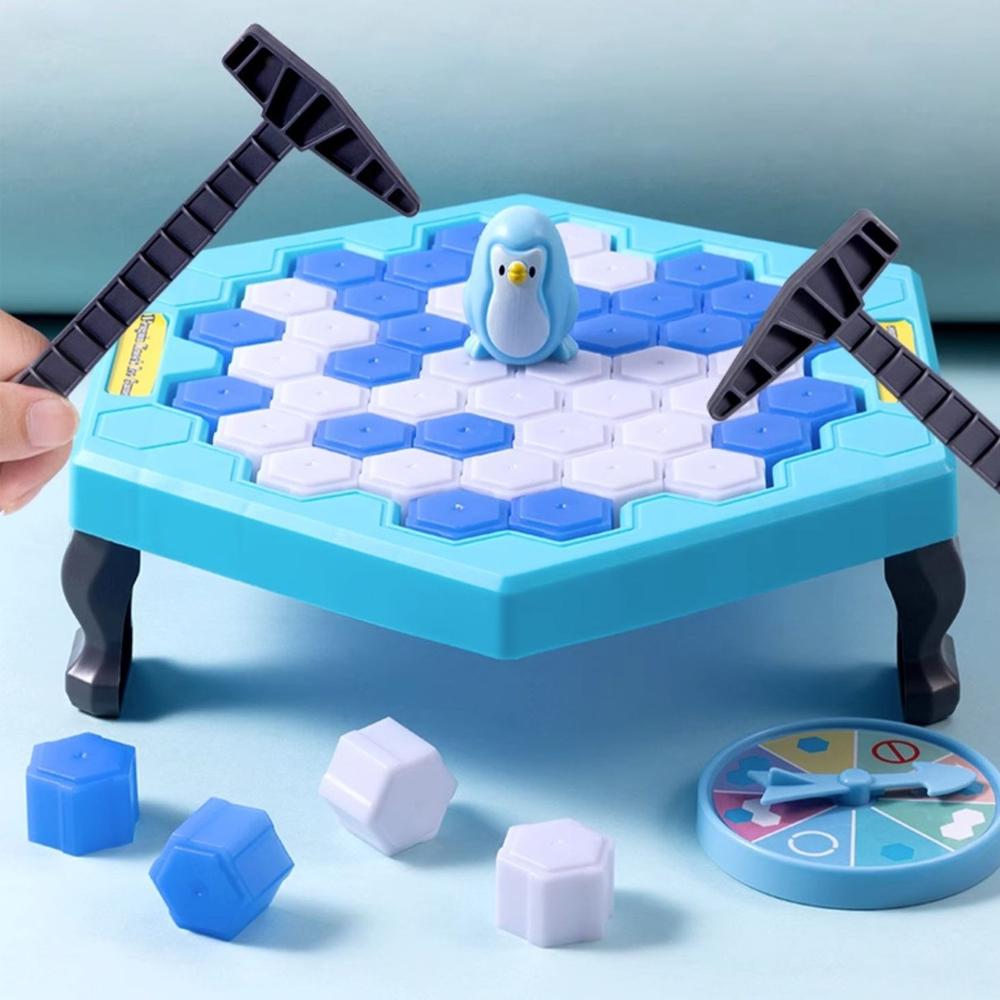 Eisbrechender Pinguin für Kinder rettet kleinen Pinguin Eisklopfen Spiel Eltern-Kind Familienparty Desktop Interaktives Spielzeug Erwachsener