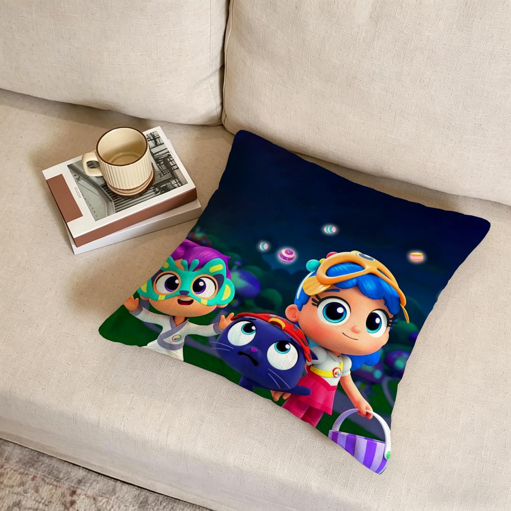T-True And The Rainbow Kingdom Cushion Cover Fabric Soft Furnishing,Pillowcase, Cushion Cover, Sofa Pillow, Home Decoration
