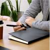 Wake Stationery Original Hard Note Cover Notebook Cover A5 Size Black (Cover Only)