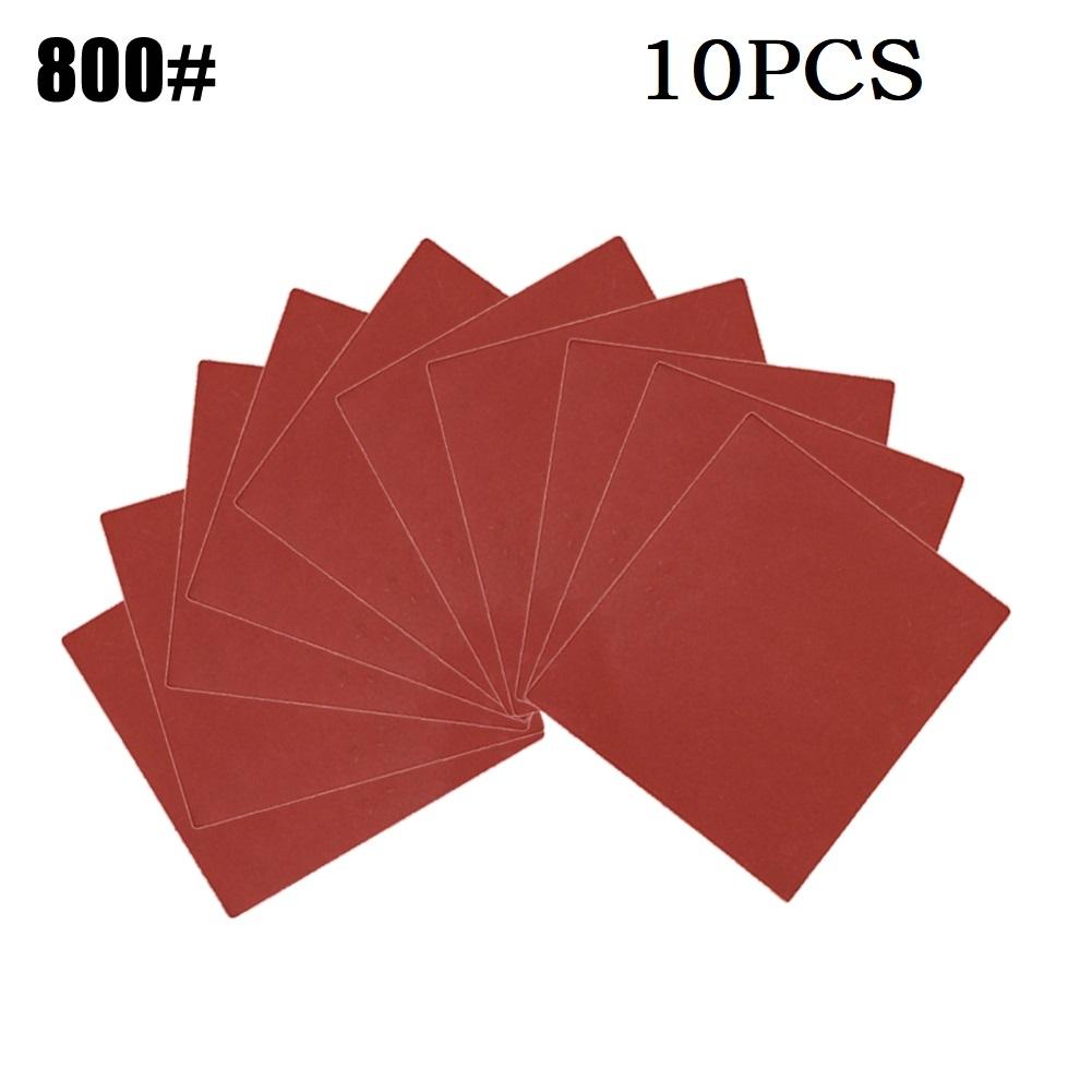 110*100mm Schleifpapier 60-1000 Körnung Zubehör Aluminiumoxid Rot Sets
