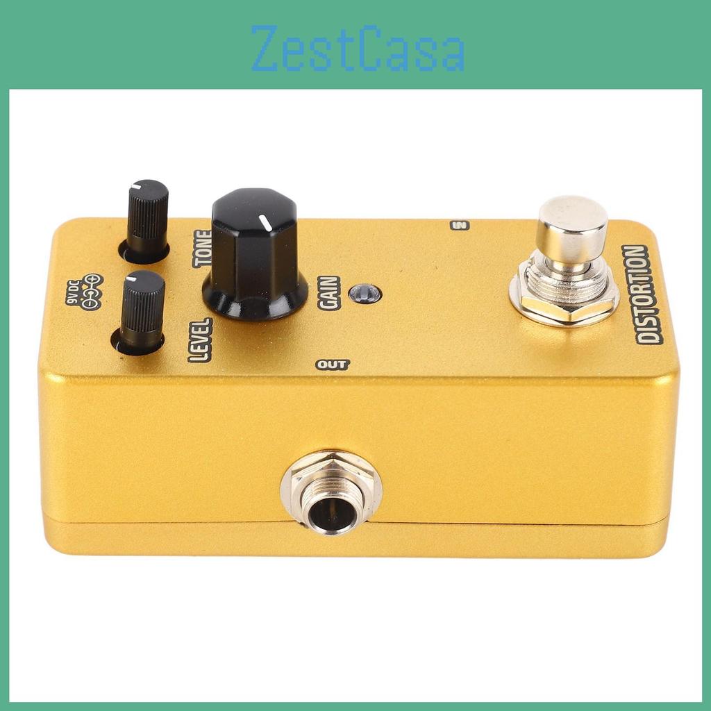 Pedal Guitar Single Effects Electric Block Mini Modulation Amplifier Simulation Pedal Golden