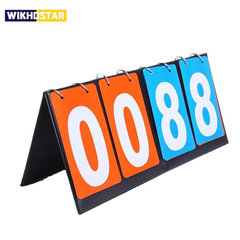 Scoreboard - Leather Score Keeper, Digital Flip Scoreboard, Multi-Sport Game Scoreboard