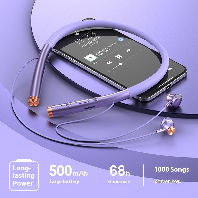 Sports Wireless High-power Bluetooth Headset Neck-hanging Universal