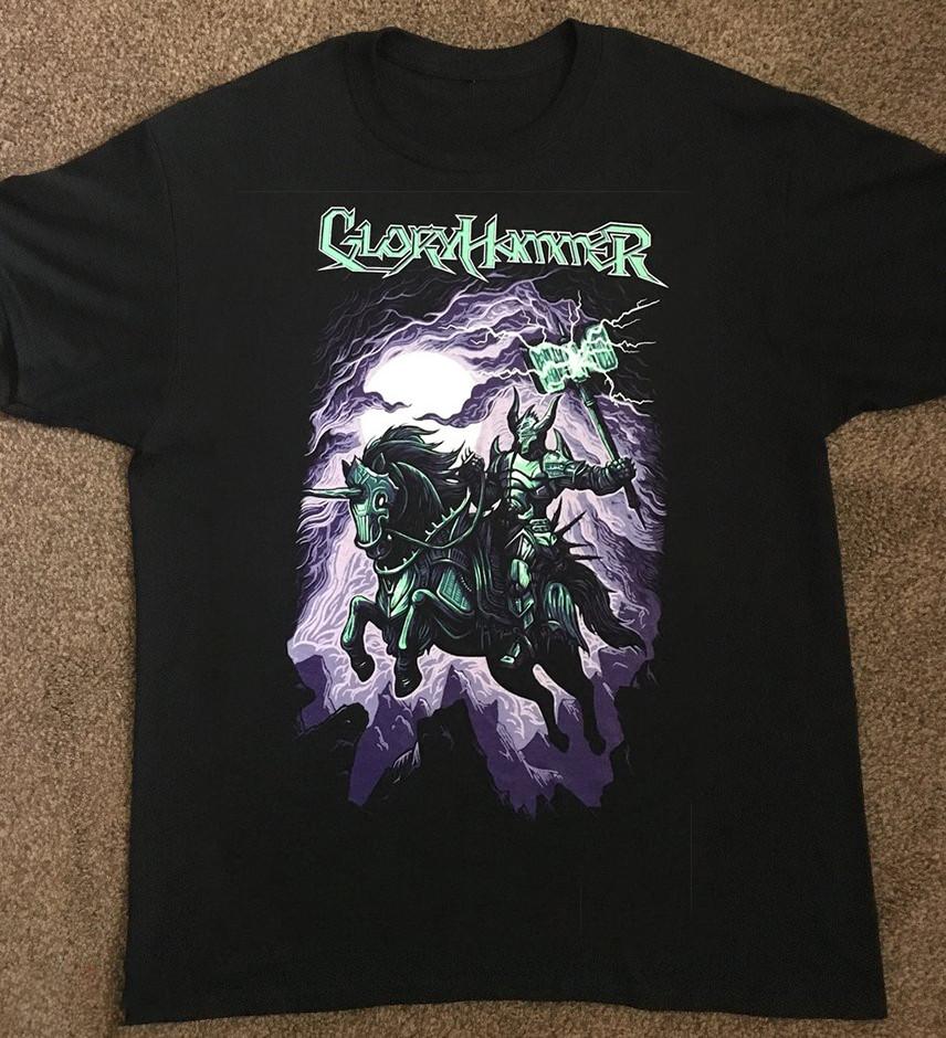 

GloryHammer Tour of the Chaos Wizards Heavy Cotton T-Shirt MK652 Unisex T-Shirt XXL