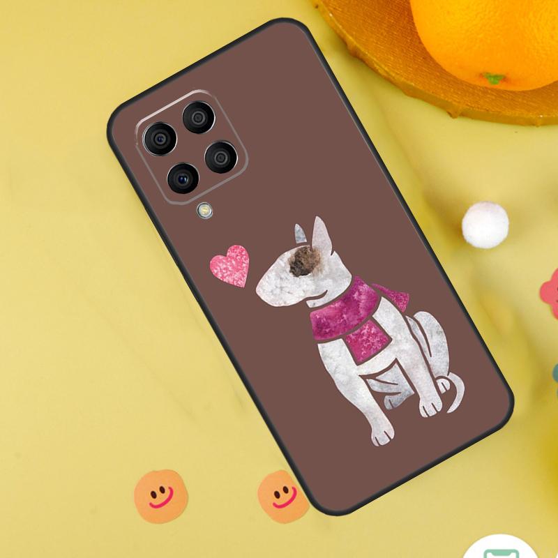 Bullterrier Bull Terrier Dog Case For Samsung Galaxy M20 M35 M55 M15 M32 M16 M36 M56 M54 M23 M52 M34 M14 M11 M31 M13 M53