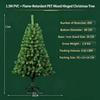PVC Encrypted Christmas Tree with Pointed Top for Mall and Hotel Decorations