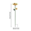 Bee Watering Station For Garden Outdoor Metal Flower Shaped Bird Feeder Backyard Hummingbird Drinker For Lawn Patio Balcony Farm