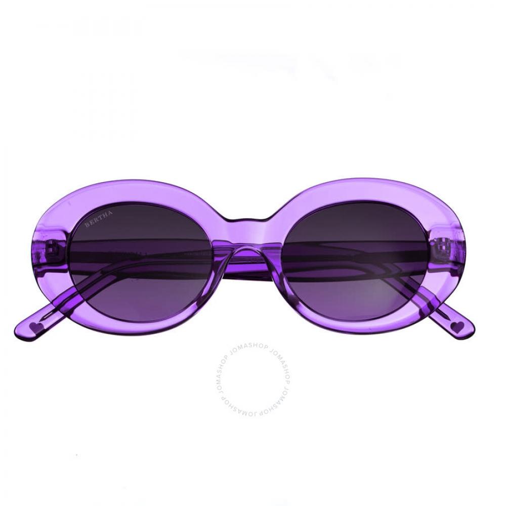 

Bertha Ladies Purple Oval Sunglasses Brsit102 2