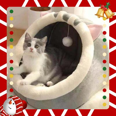 Very Soft Cat Beds Cat House Dog House Cat Nest Suitable for Warm Indoor Pet Houses for Small Dogs and Cats Pet Supplies Pet Bed