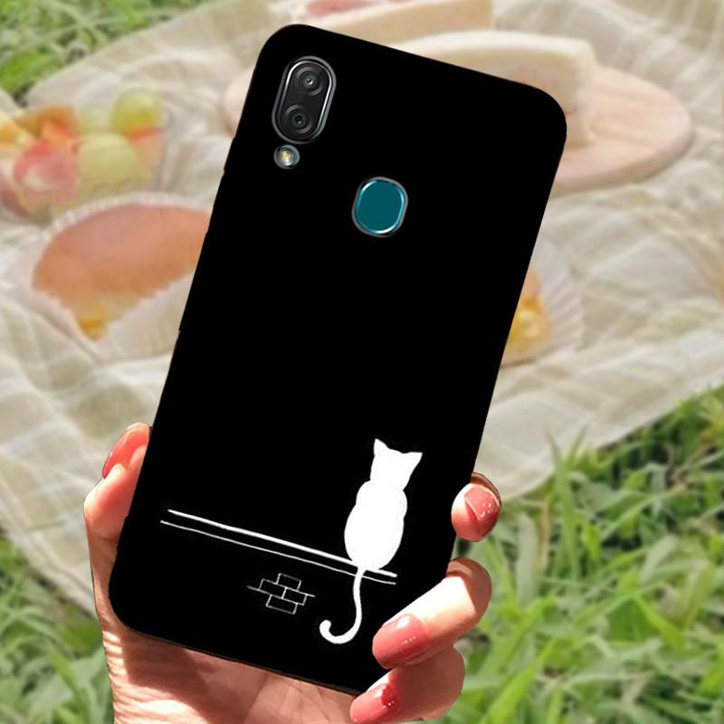 For ZTE Blade V10 Vita Case Cute Cat Marble Soft Silicone Phone Case For ZTE Blade V10 V 10 Vita Back Cover Full Coque Bumper