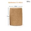 Skin Friendly Sports Self Adhesive Elastic Bandage 5 Pcs Non Woven Wraps for Finger Wrist Leg Athletic Joint Support