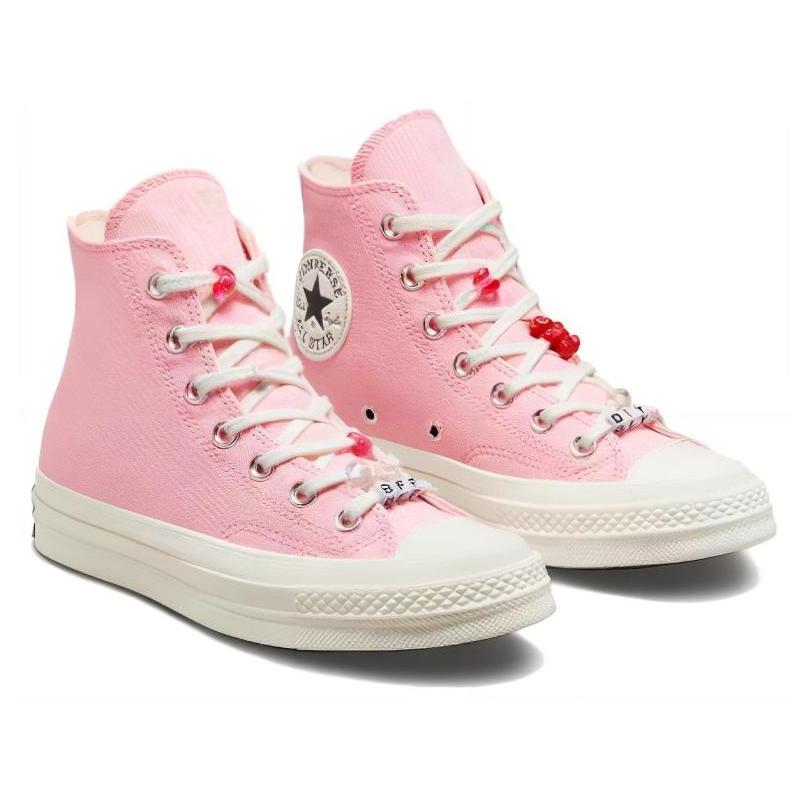 Converse 1970s Simple & Comfortable High Top Canvas Shoes Women's Pink