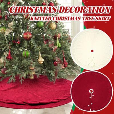 Snowflake Christmas Tree Skirt Decoration Christmas Decoration New Year Party Supplies Christmas Atmosphere Decoration