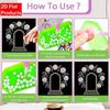 DIY Pearl Diamond Painting Set with Frame Floral Wreath Pattern 3D Pearl Beads. Home Wall Decor