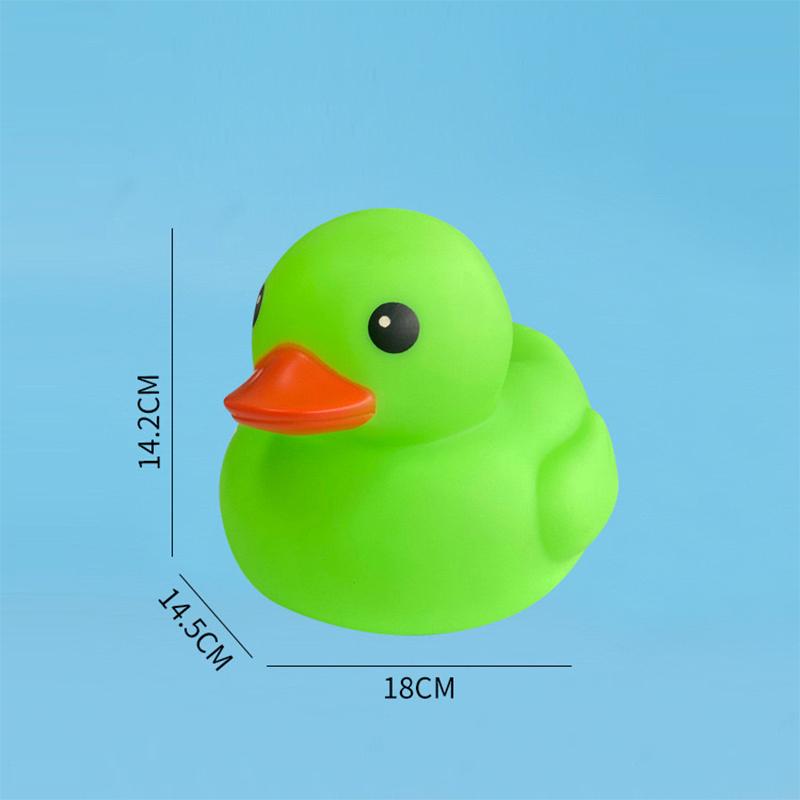 5 Inches Large Rubber Ducks Bulk Large Duck Toy Squeak Rubber Duckie Floating Bath Toy Duck For Birthday Party Decoration Gift