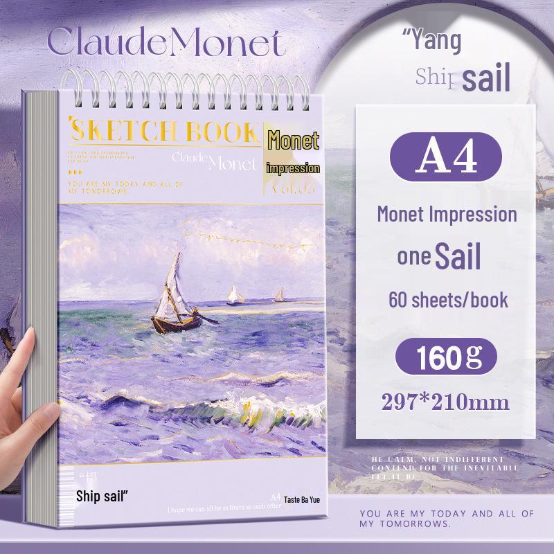 Premium Hardcover Detachable Sketchbook for Art Students with Thick Drawing Paper