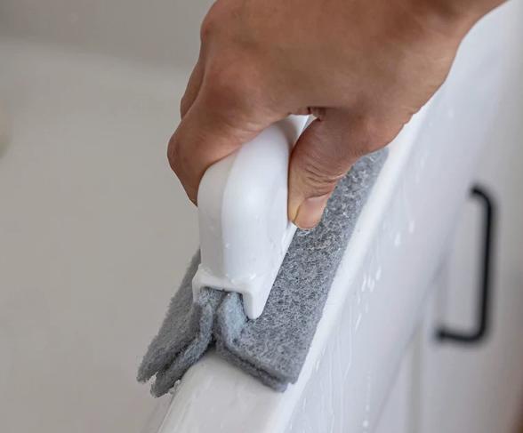 13.5*8.8Cm Cleaning Brush Specially for Blinds Sliding Door Window Track Groove Dust Removal Household Slot Stain Cleaning Tool