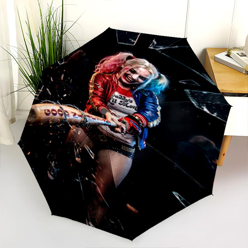 Suicide Squad Villains Rise Folding Umbrella Suitable For All Seasons Travel Printing Gift Umbrella