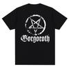 Letní nové tričko Gorgoroths s black metalovou kapelou a hudebním albem pro muže/ženy, 100% bavlněné tričko s kulatým výstřihem, oblečení pro všechny roční období