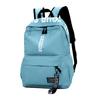 Velkokapacitní jednobarevný nepromokavý nylonový ležérní batoh školní taška