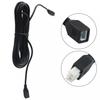 1pc Extension Cable 4 Meters Black Parking Sensor Extension Cable Plastic