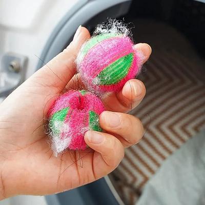 6/1pcs Washing Machine Filter Floating Lint Hair Remover Catcher Reusable Laundry Balls Dirty Collection Fluff Cleaning Balls