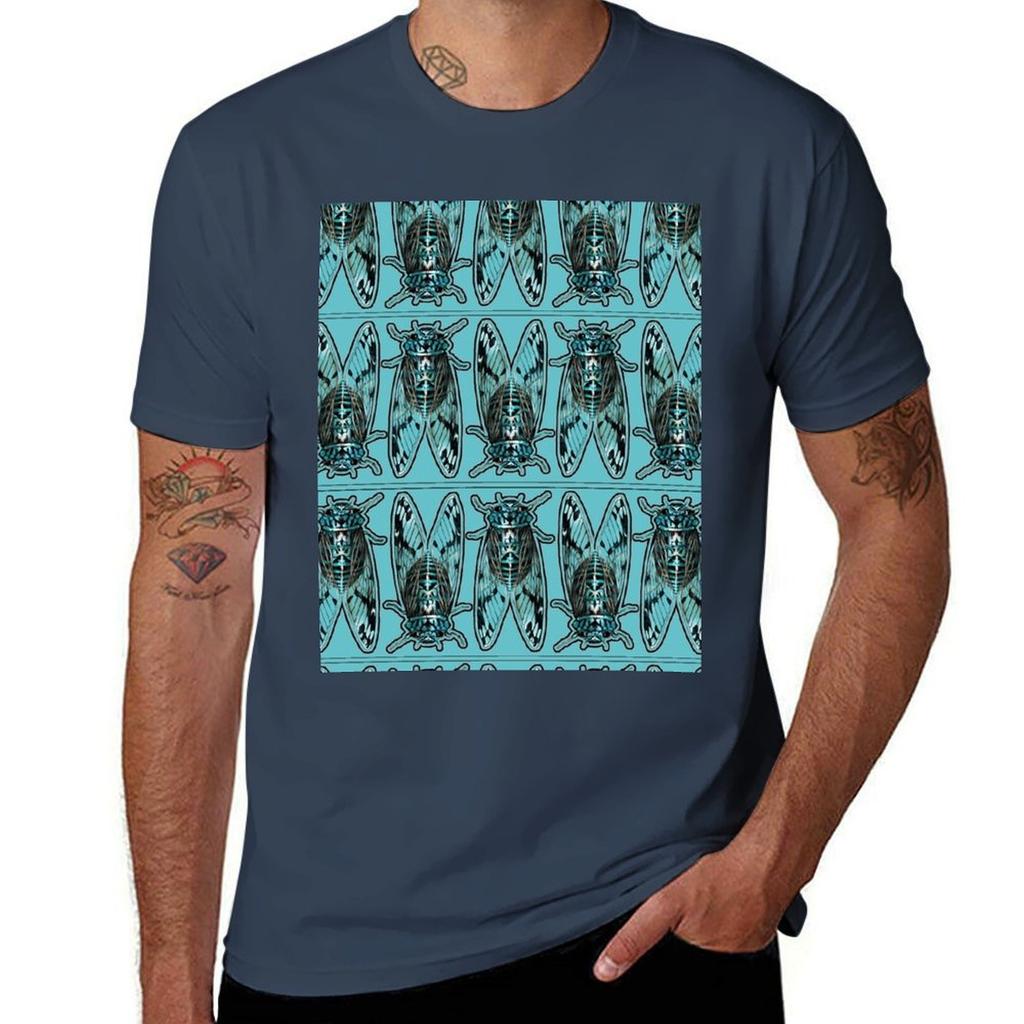Cicada Pattern Tshirt Large Size Casual Tee Shirt