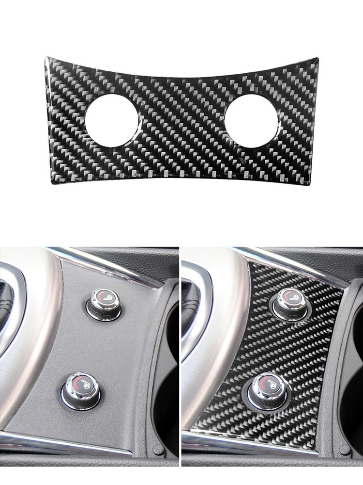

Black Carbon Fiber Interior Center Console Panel Frame Trim Sticker For Infiniti G37 SEDAN 2010-2013 Auto Accessories