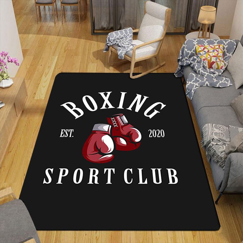 Boxing Gloves Rug Floor Mat for Living Room or Bedroom Soft and Comfortable Carpet a Gift for Birthday and Holiday.MFF0918223