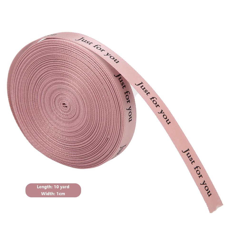 1cm*10 Yard Nur für dich Druckband DIY Handarbeit Bedrucktes Baumwollband für Geburtstagsfeier#6