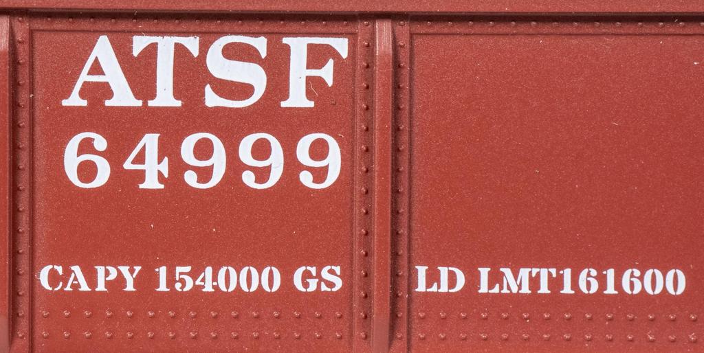 Bachmann Trains - 40' Gondola - Santa FE #64999 - Oxide Red - HO Scale