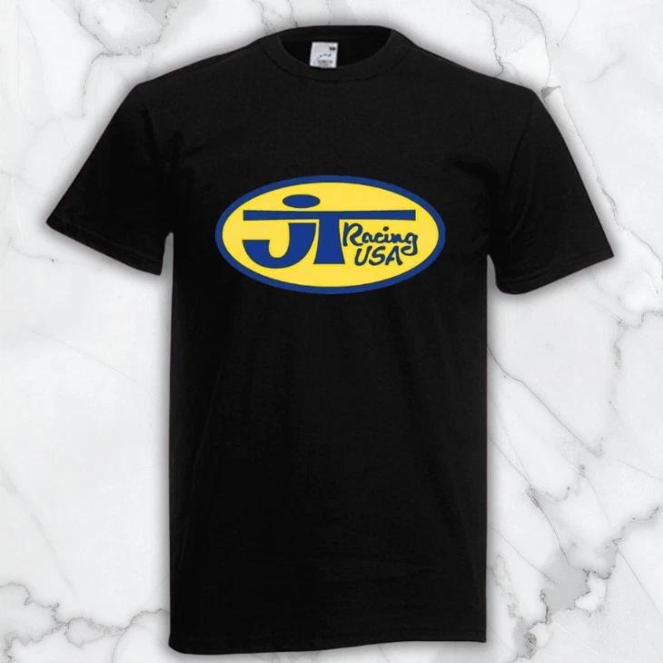 JT Racing USA Motocross Men s Black Graphic T Shirt Freeships XL